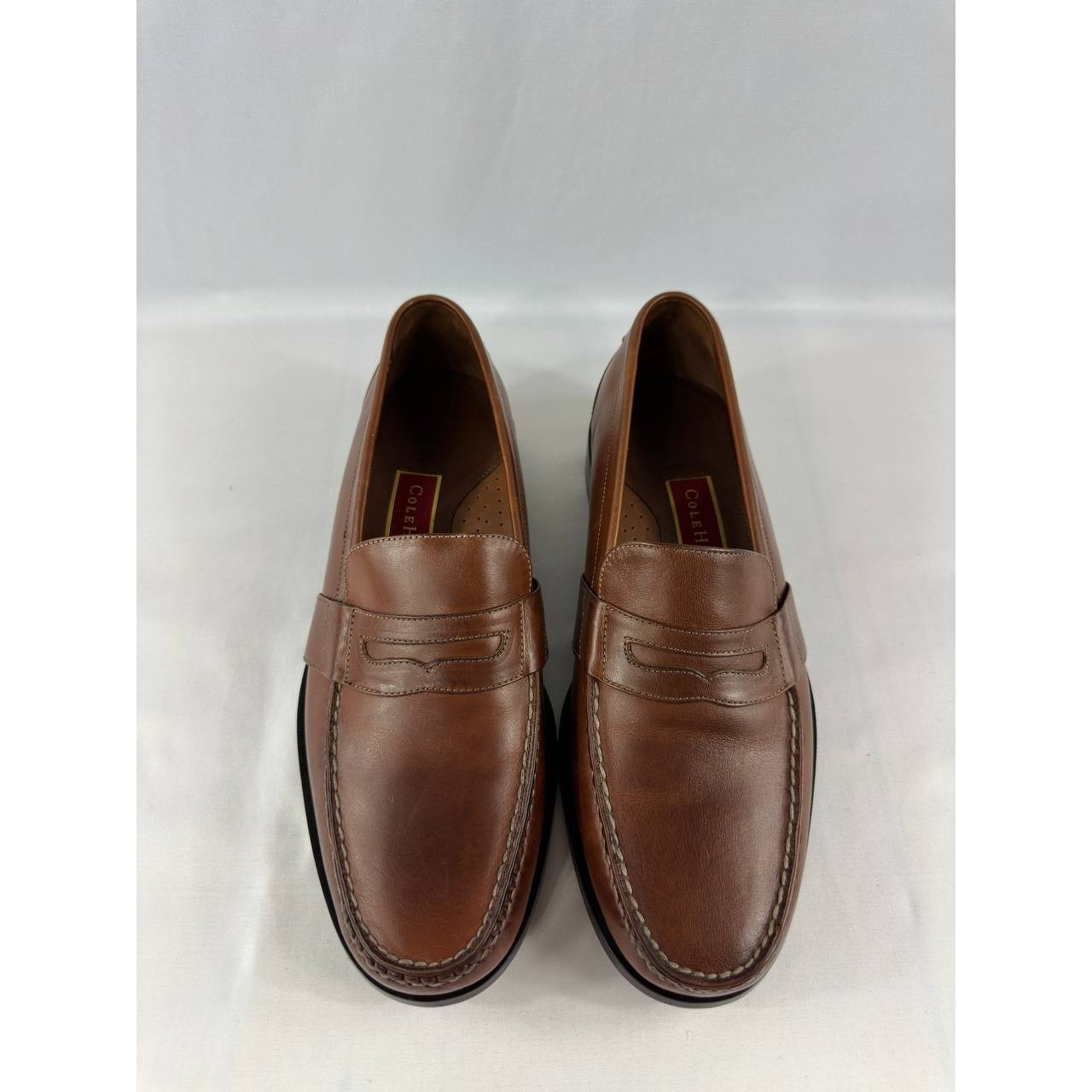 Cole Haan Men's Brown Leather Penny Loafers Dress Shoes Size 9
